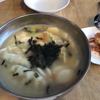 Tteok mandu guk  at Vegan Insa - 비건인사 in Seoul