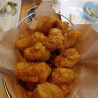 Curry fried chicken at Vegan Insa - 비건인사 in Seoul