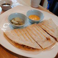 Kimchi quesadill at Vegan Insa - 비건인사 in Seoul