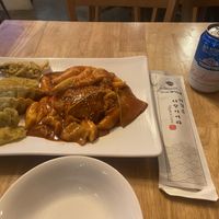 Vegan tteokbokki   at Vegan Insa - 비건인사 in Seoul