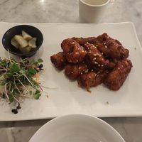 Korean fried chicken 🌶️🌶️ at Vegan Insa - 비건인사 in Seoul