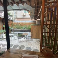 Serene little courtyard.  at Vegan Insa - 비건인사 in Seoul
