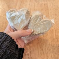 A sweet gift from the host - heart shaped soap ❤️ at Vegan Insa - 비건인사 in Seoul