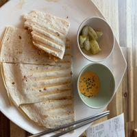 Kimchi quesadilla   at Vegan Insa - 비건인사 in Seoul