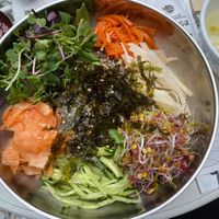 Bibimbap noodles!  at Vegan Insa - 비건인사 in Seoul