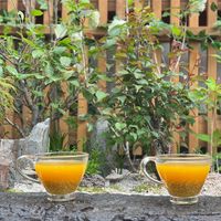 Traditional pumpkin fermented drinks.   at Vegan Insa - 비건인사 in Seoul