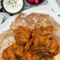 Fried chicken. Close to first generation of isolated bean protein style but it is crispy and nice   at Vegan Insa - 비건인사 in Seoul