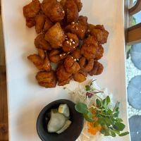 Korean fried bean chicken at Vegan Insa - 비건인사 in Seoul