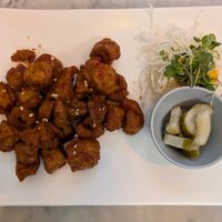 Korean fried chicken at Vegan Insa - 비건인사 in Seoul