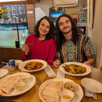 Kimchi pancake 8.5/10 sweet and sour dish 7/10 at Vegan Insa - 비건인사 in Seoul