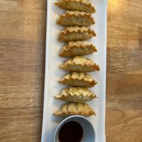 Fried dumplings at Vegan Insa - 비건인사 in Seoul