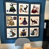 Love this wall quilt.  at Vegan Insa - 비건인사 in Seoul