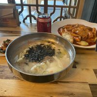 Dumpling soup and Tobbuki   at Vegan Insa - 비건인사 in Seoul