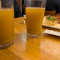 Korean pumpkin rice drink at Vegan Insa - 비건인사 in Seoul