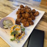 Vegan chicken (i think i ate a few before i took this)  at Vegan Insa - 비건인사 in Seoul