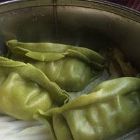 steamed dumplings  at Veggie Fun in Providence