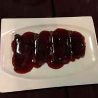 The BBQ Seitan was great! at Veggie Fun in Providence