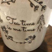 Tea time is me time   at Veggie Fun in Providence