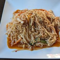 Tofu pad thai at Veggie Fun in Providence
