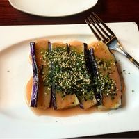 grilled eggplant at Veggie Fun in Providence