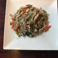 Korean style clear noodles at Veggie Fun in Providence