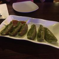 vegan fried dumplings  at Veggie Fun in Providence