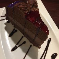 Chocolate cake at Veggie Fun in Providence