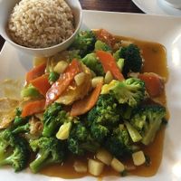 Malaysian curry stew at Veggie Fun in Providence