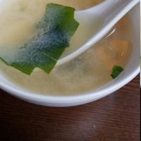 Yummy Miso soup at Veggie Fun in Providence