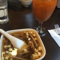 Lemongrass soup at Veggie Fun in Providence