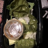 Steamed dumplings  at Veggie Fun in Providence