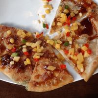 Scallion pancake at Veggie Fun in Providence