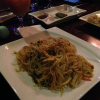 Singapore style rice noodles at Veggie Fun in Providence