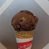 Hazelnut Chocolate Cookies and Cream at Salt & Straw - Division in Portland