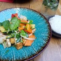 Vegan Tofu Wok at Soya in Vienna