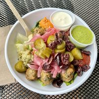 Greens and grains build your own  at CAVA in Winter Park