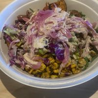 Custom falafel bowl  at CAVA in Winter Park