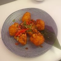 Bang bang Cauliflower at Unagi Street Food in Wilmslow