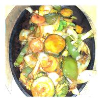 Veggie Fajitas at Ixtapa Cantina in Lunenburg