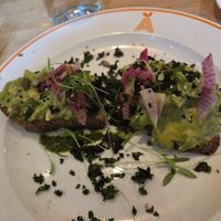 Avocado toast at Agricola Eatery in Princeton