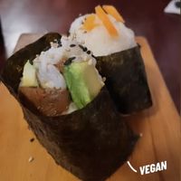 Vegan onigiri   at Sushi Street Café in Marseille