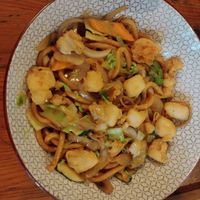 Udon tofu at Sushi Street Café in Marseille