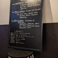 Menu board at Taquería LoKa in Marseille