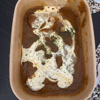 butter chicken  at Vegan Dhaba in Birmingham