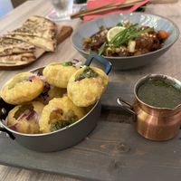 Pani puri   at Vegan Dhaba in Birmingham
