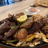 Adapted mix grill  at Vegan Dhaba in Birmingham