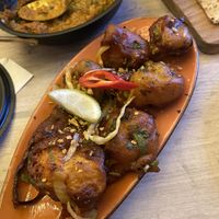 Roadside Mushrooms  at Vegan Dhaba in Birmingham