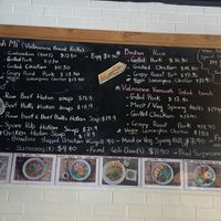 Menu at Viet Pho Freo in Fremantle