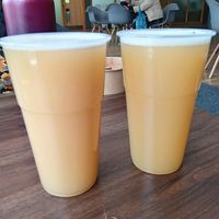 Pipeline IPA and Polly's Pale Ale at Microbus Gateshead in Gateshead