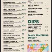 Menu  at Elephant Lounge in Neston